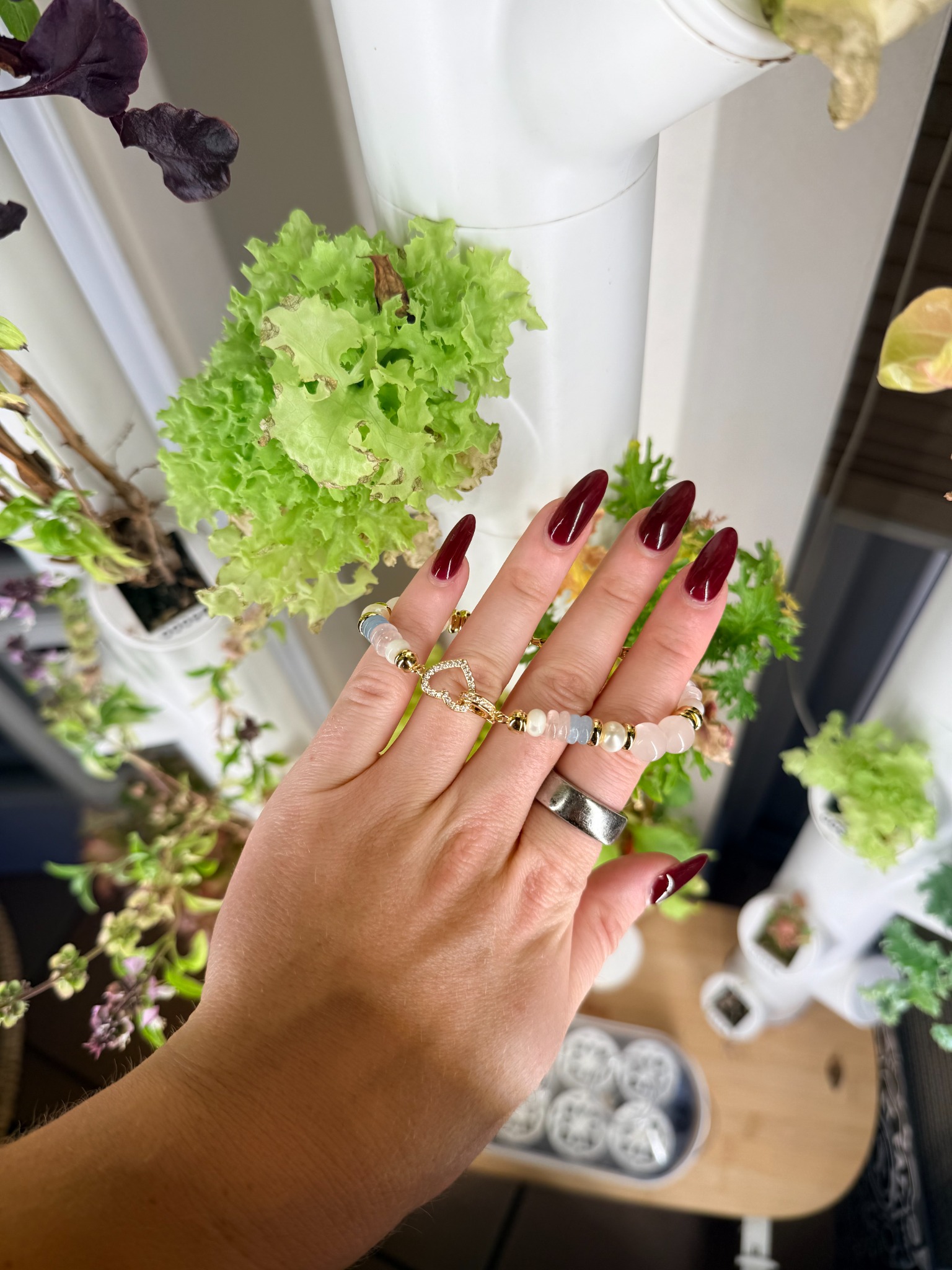 Shelby's jewelry, manicure, and home garden