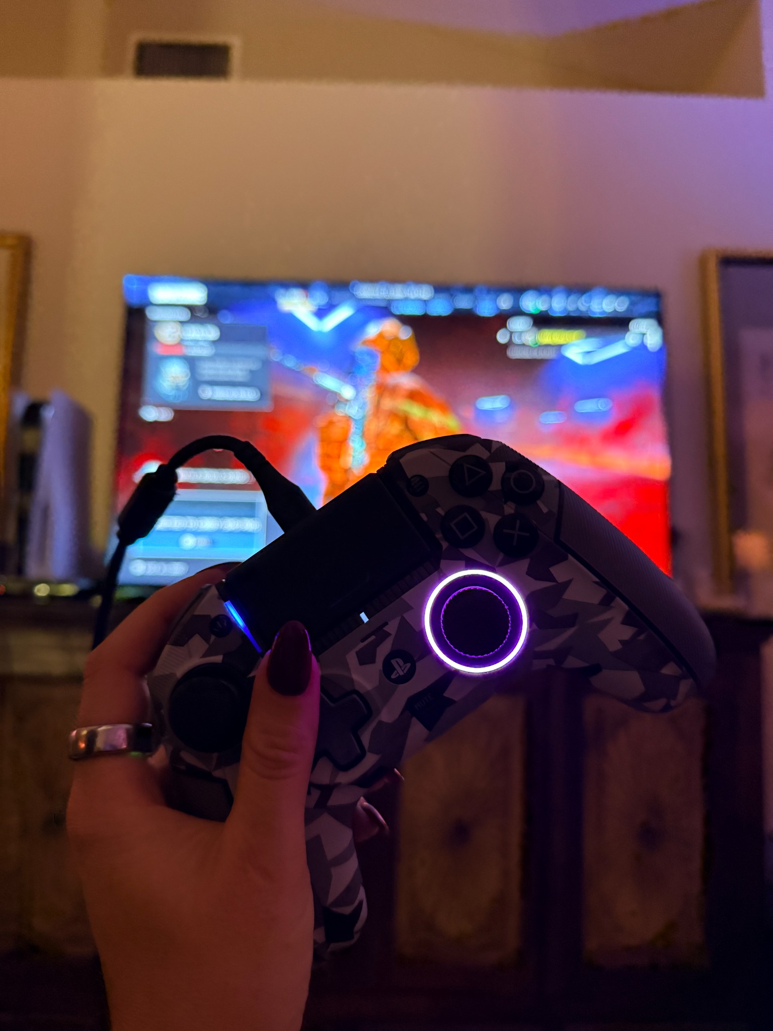 Shelby gaming at home